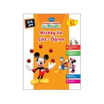 MICKEY İLE ÇÖZ ÖĞREN 3-4 YAŞ - KOLEKTIF