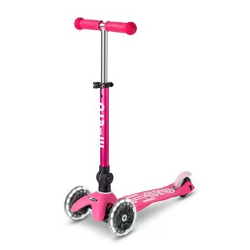 Micro Deluxe Foldable Led Pink Mini Micro Çocuk Scooter