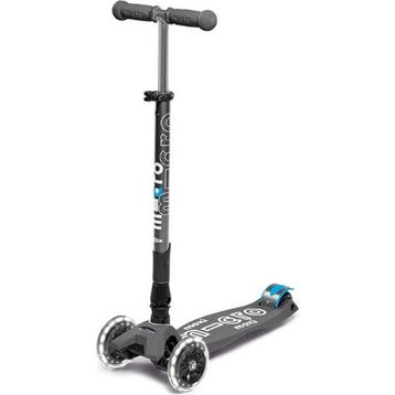 Micro Maxi Deluxe Katlanabilir Led Işıklı 3 Tekerlekli Gri Çocuk Scooter