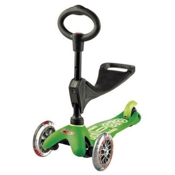 Micro MCR.MMD010 Green Mini 3in1 Deluxe Scooter