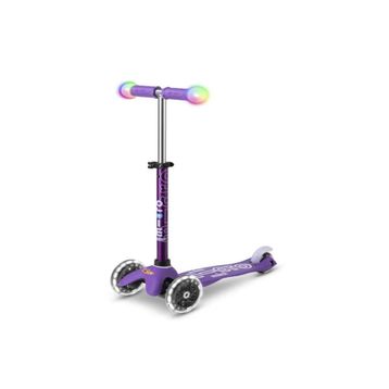 Micro MMD129 Mini Deluxe Led Işıklı Magic Mor Scooter