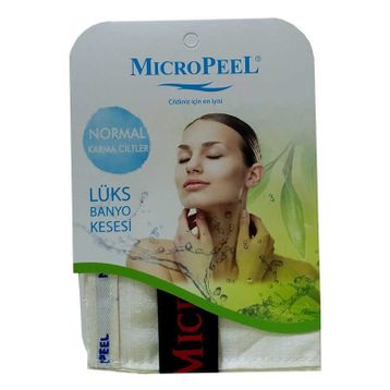 Micro Peel Beyaz Karma Cilt İçin Banyo Kesesi