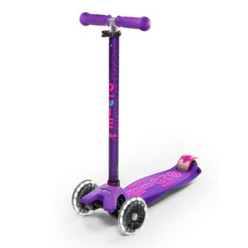 Micro Scooter MMD066 Işıklı Mor Deluxe Maxi Scooter