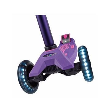 Micro Scooter MMD066 Işıklı Mor Deluxe Maxi Scooter