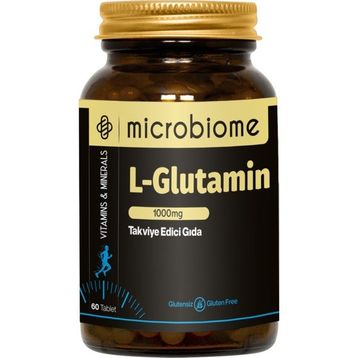 Microbiome L-Glutamin 1000 mg Amino Asit