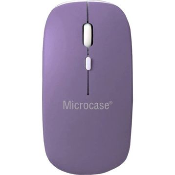 Microcase AL2675 Mor 1600 DPI Şarj Edilebilir 2.4 GHZ Çift Modlu Bluetooth Kablosuz Mouse