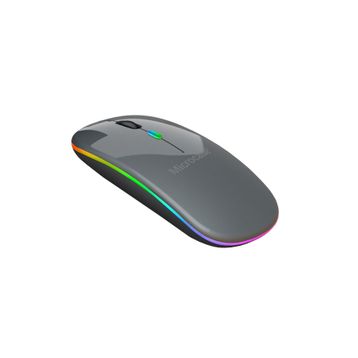Microcase AL2767 Gri 1600 DPI Şarj Edilebilir 2.4 GHZ RGB Işık Çift Modlu Bluetooth Mouse