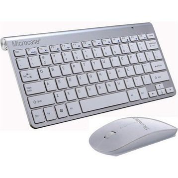 Microcase AL2770 Gümüş 2.4 Wireless Kablosuz Slim Klavye-Mouse
