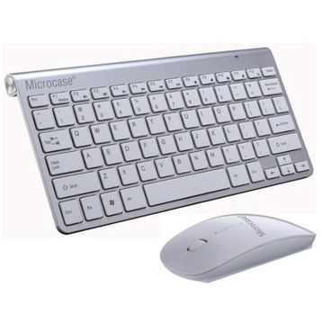 Microcase AL2770 Gümüş 2.4 Wireless Kablosuz Slim Klavye-Mouse