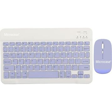 Microcase AL3476 Mor TKL Kablosuz Klavye Mouse Seti