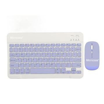 Microcase AL3476 Mor TKL Kablosuz Klavye Mouse Seti
