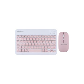 Microcase AL3476 Pembe TKL Kablosuz Klavye Mouse Seti