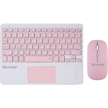 Microcase AL3560 Pembe TKL Kablosuz Klavye Mouse Seti