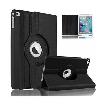 Microcase Apple İpad Air 360 Döner Standlı Deri Kılıf Siyah