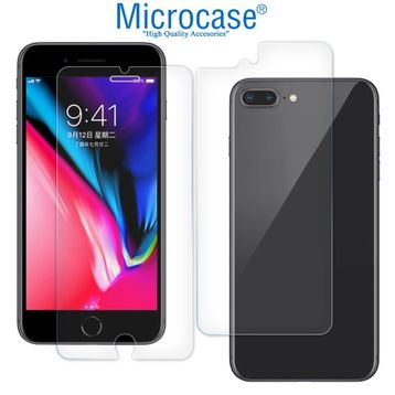 Microcase Apple iPhone 8 Plus Full Ön Arka Kaplama TPU Soft Koruma Film