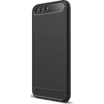Microcase Asus Zenfone 4 ZE554KL Brushed Carbon Silikon Tempered Cam + Kılıf