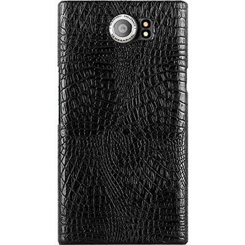 Microcase Blackberry Priv Crocodile Timsah Deri Kaplama Sert Rubber Kılıf