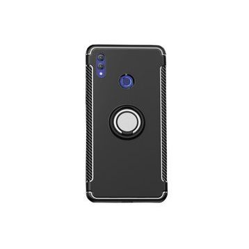 Microcase Huawei Honor 10 Yüzük Standlı Armor Silikon Kılıf