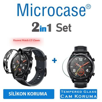 Microcase Huawei Watch Gt Classic Siyah Silikon Kılıf