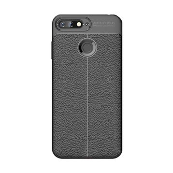 Microcase Huawei Y6 2018 Leather Tpu Silikon Kılıf