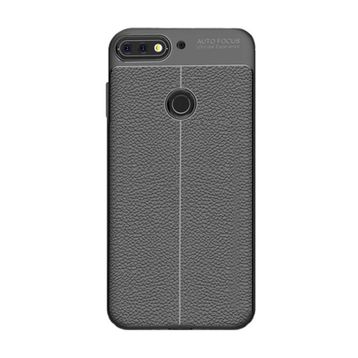 Microcase Huawei Y7 2018 Leather Tpu Silikon Kılıf