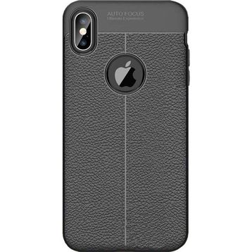 Microcase iPhone XS Max Leather Tpu Silikon Kılıf