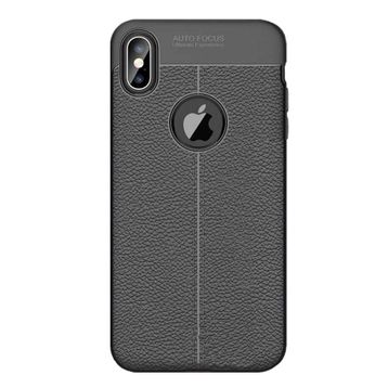 Microcase iPhone XS Max Leather Tpu Silikon Kılıf