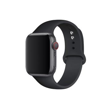 Microcase KY11 44-46 mm 22 mm Siyah Silikon Kordon Kayış