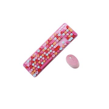 Microcase Mofii Sweet Serisi AL4259 Kahverengi Kablosuz Klavye Mouse Set