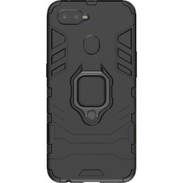 Microcase Oppo F9 F9 Pro Batman Serisi Yüzük Standlı Armor Kılıf