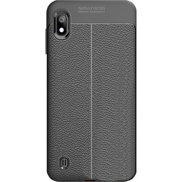 Microcase Samsung Galaxy A10 Leather Tpu Silikon Kılıf