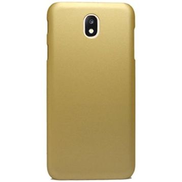 Microcase Samsung Galaxy C8 Premium Silikon Tempered Cam + Altın Kılıf