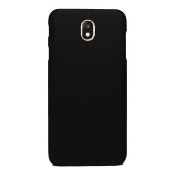 Microcase Samsung Galaxy C8 Premium Silikon Tempered Cam + Siyah Kılıf