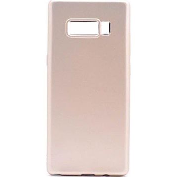 Microcase Samsung Galaxy Note 8 Premium Matte Silikon TPU Altın Kılıf