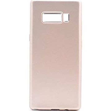Microcase Samsung Galaxy Note 8 Premium Matte Silikon TPU Altın Kılıf