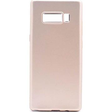Microcase Samsung Galaxy Note 8 Premium Matte Silikon TPU Altın Kılıf