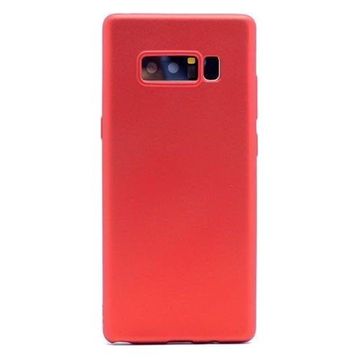 Microcase Samsung Galaxy Note 8 Premium Matte Silikon TPU Kırmızı Kılıf