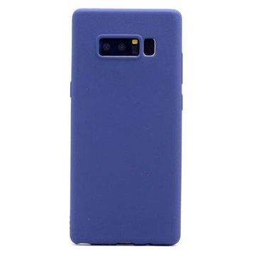 Microcase Samsung Galaxy Note 8 Premium Matte Silikon TPU Lacivert Kılıf