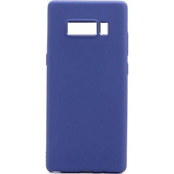 Microcase Samsung Galaxy Note 8 Premium Matte Silikon TPU Lacivert Kılıf