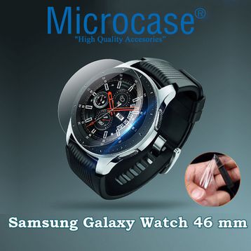 Microcase Samsung Galaxy Watch 46 mm Nano Glass Esnek Cam Ekran Koruma Film