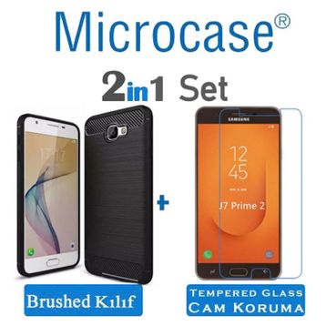 Microcase Samsung J7 Prime 2 Brushed Silikon Kılıf