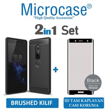 Microcase Sony Xperia XZ2 Brushed Silikon Kılıf
