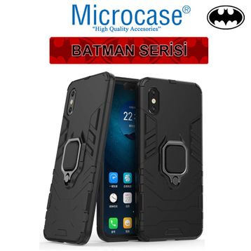 Microcase Xiaomi Mi 8 Yüzük Standlı Armor Kılıf