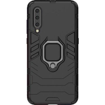 Microcase Xiaomi Mi 9 Batman Serisi Yüzük Standlı Armor Kılıf