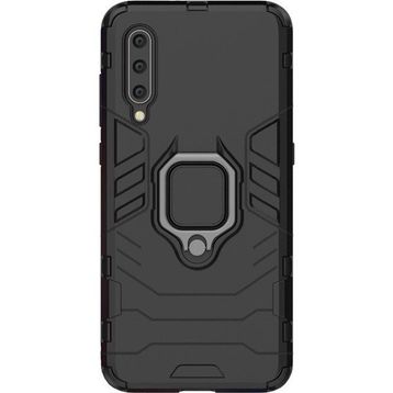 Microcase Xiaomi Mi 9 Batman Serisi Yüzük Standlı Armor Kılıf