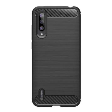 Microcase Xiaomi Mi 9 Brushed Carbon Fiber Silikon Kılıf