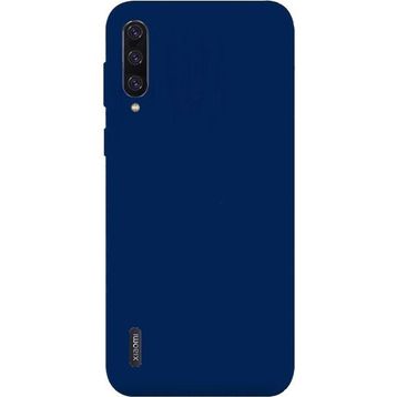 Microcase Xiaomi Mi 9 Premium Matte Lacivert Silikon Kılıf