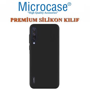Microcase Xiaomi Mi 9 Premium Matte Siyah Silikon Kılıf