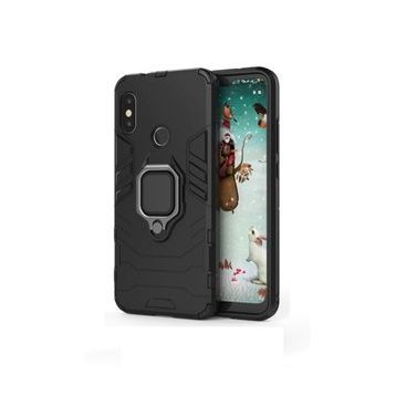 Microcase Xiaomi Mi A2 Lite Redmi 6 Pro Batman Serisi Yüzük Standlı Armor Kılıf