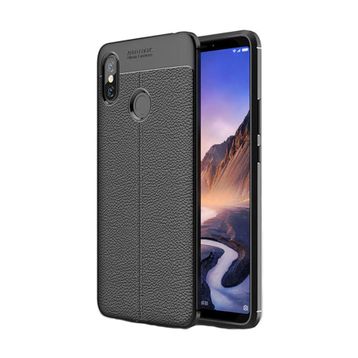 Microcase Xiaomi Mi Max 3 Leather Tpu Silikon Kılıf